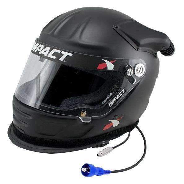 Impact RACE Offset Air Draft OS20 Helmet With OFFROAD Wired Helmet Kit - Extra Large