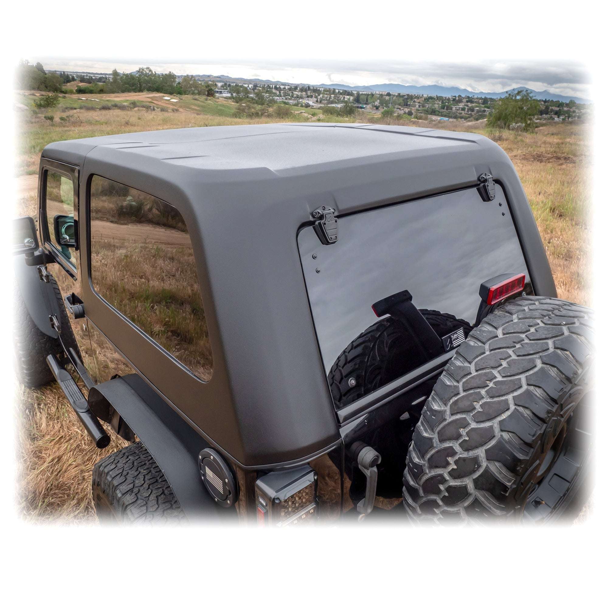 Fastback 2-Piece Hard Top for Jeep Wrangler JK 2-Door