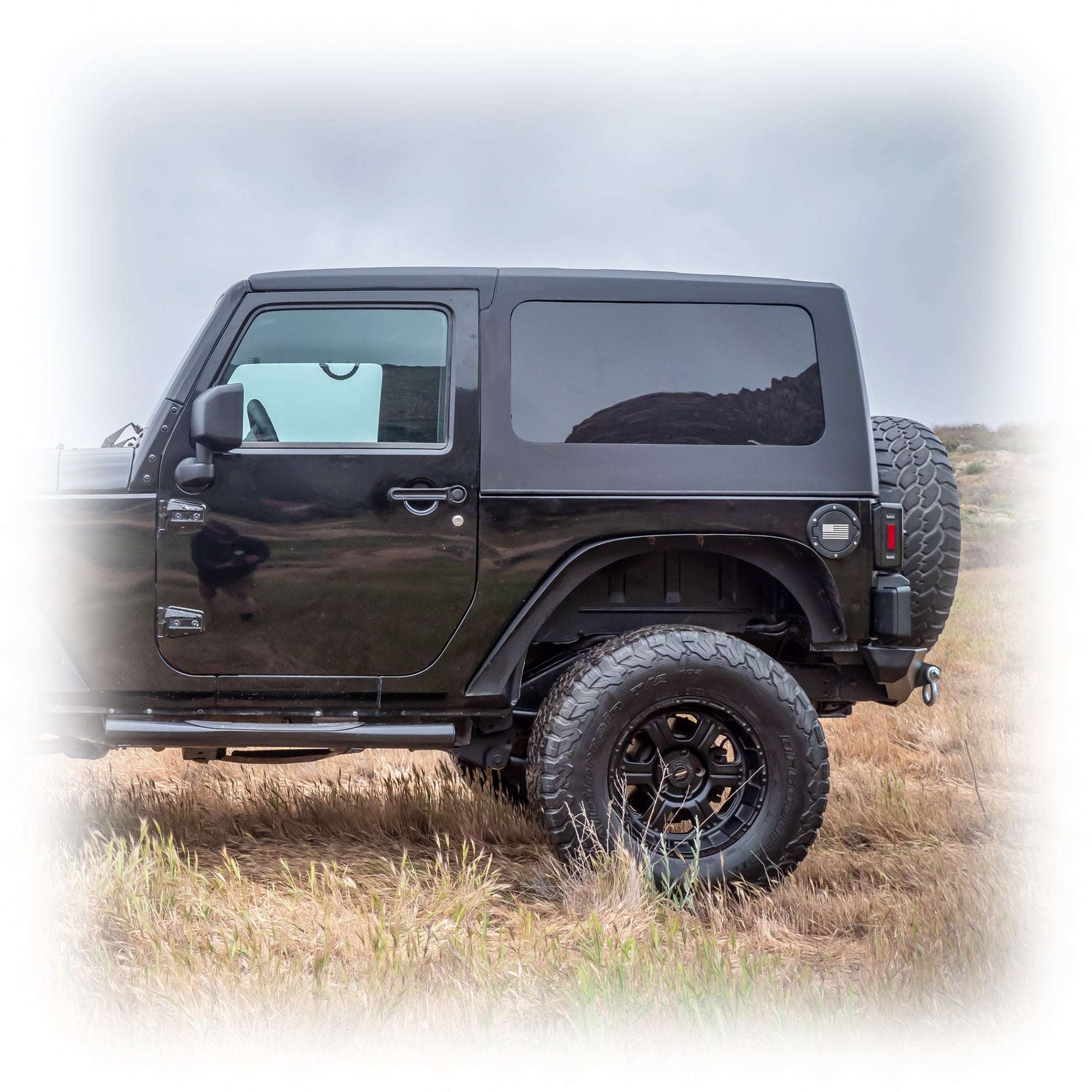 Squareback 2-Piece Hard Top for Jeep Wrangler JK 2-Door