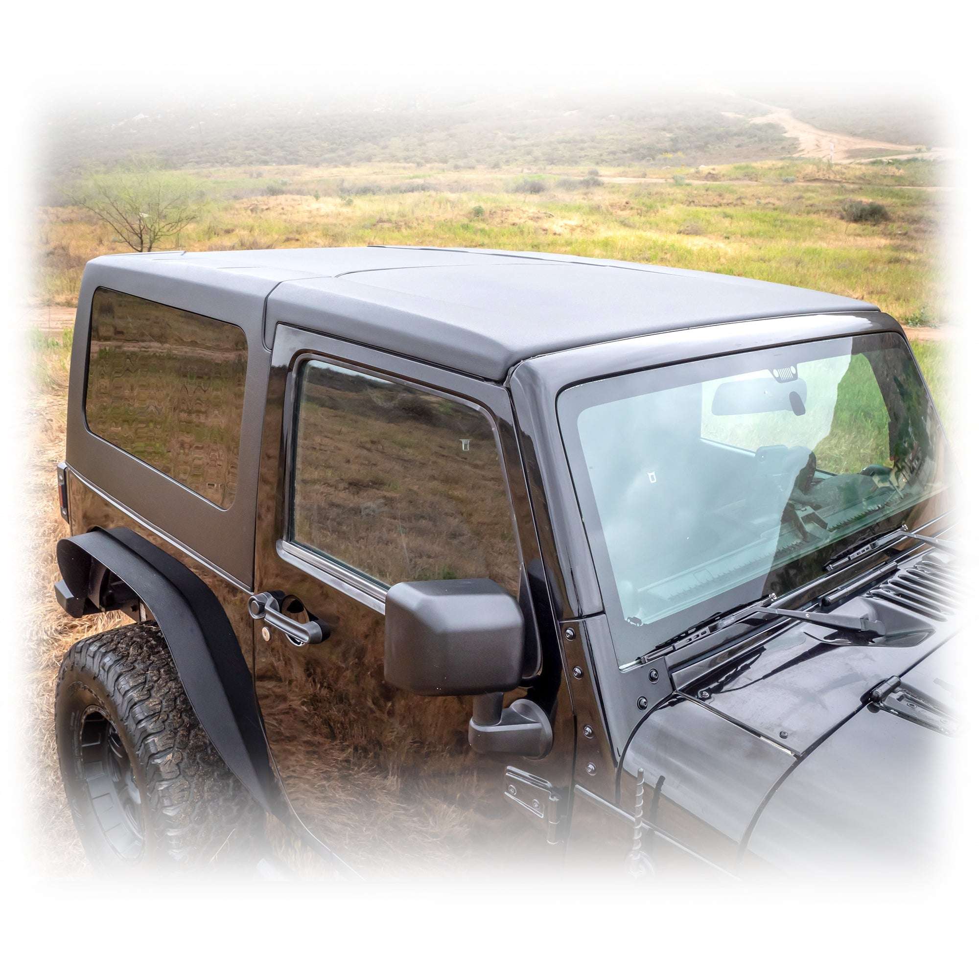 Squareback 2-Piece Hard Top for Jeep Wrangler JK 2-Door