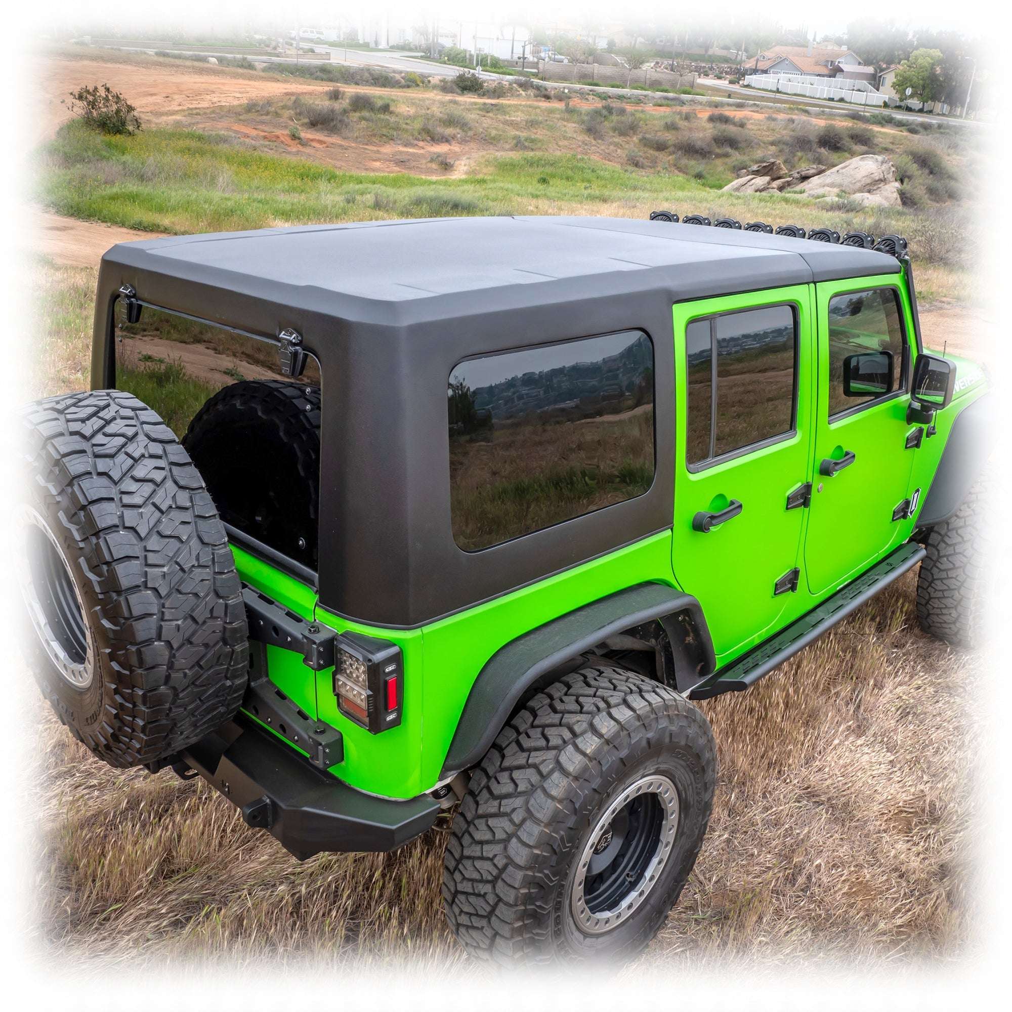 Squareback 2-Piece Hard Top for Jeep Wrangler JK 4-Door