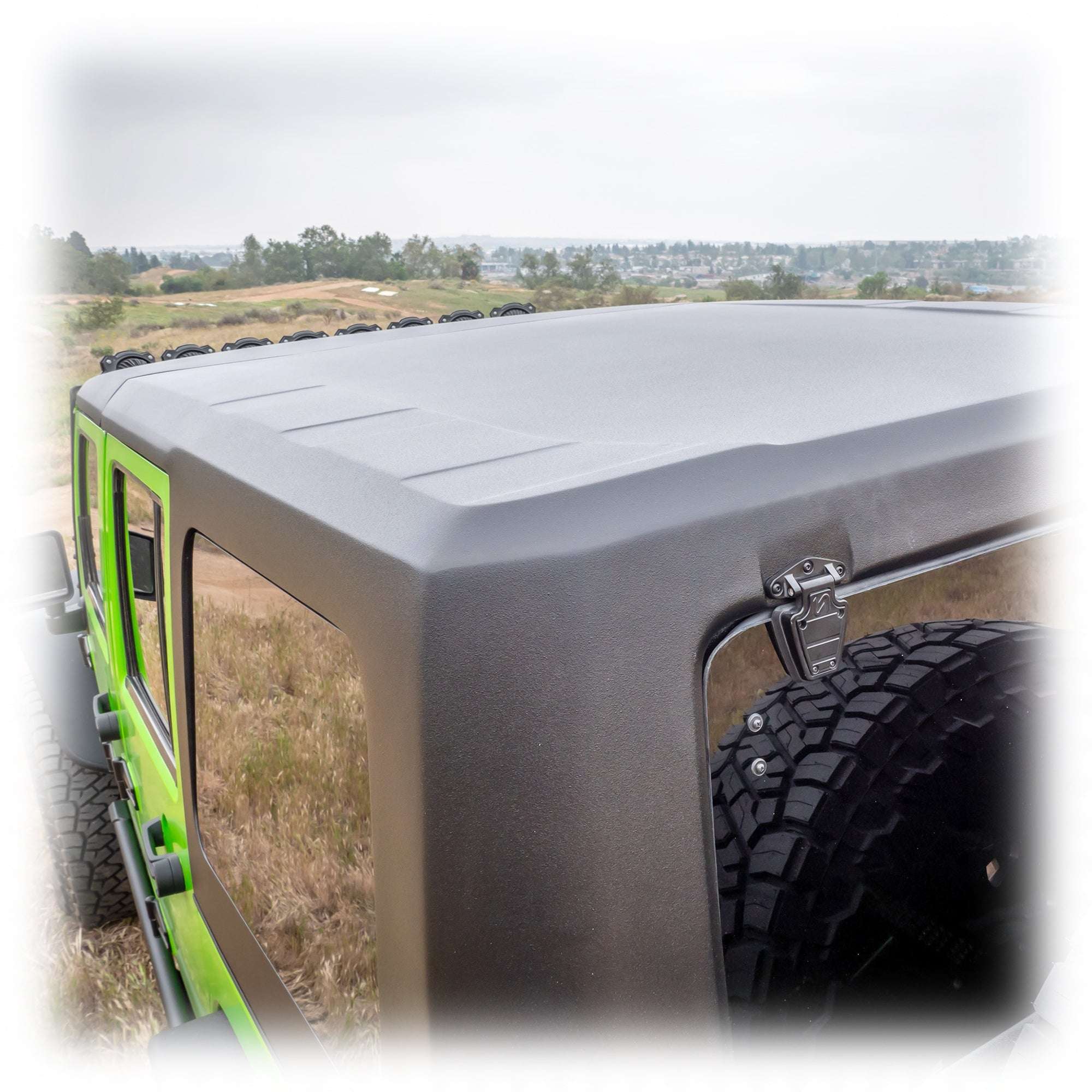 Squareback 2-Piece Hard Top for Jeep Wrangler JK 4-Door