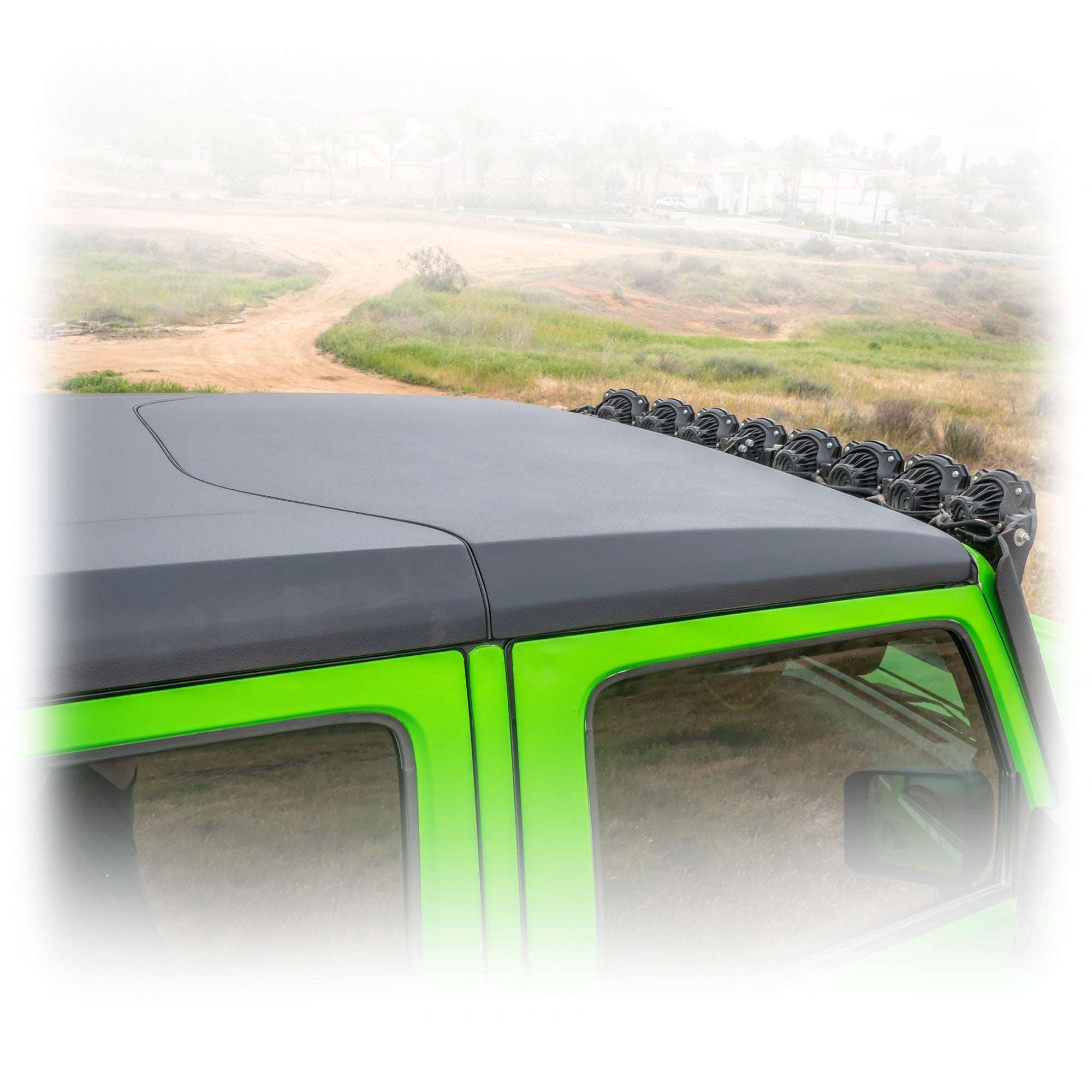 Squareback 2-Piece Hard Top for Jeep Wrangler JK 4-Door