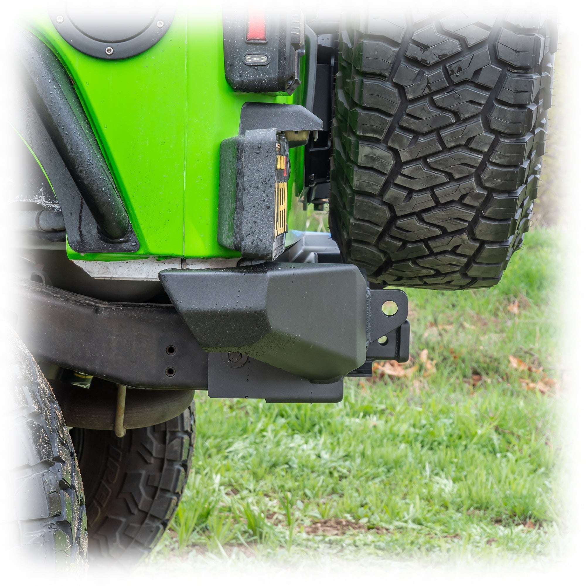Rear Bumper with Hitch Receiver for Jeep Wrangler JK