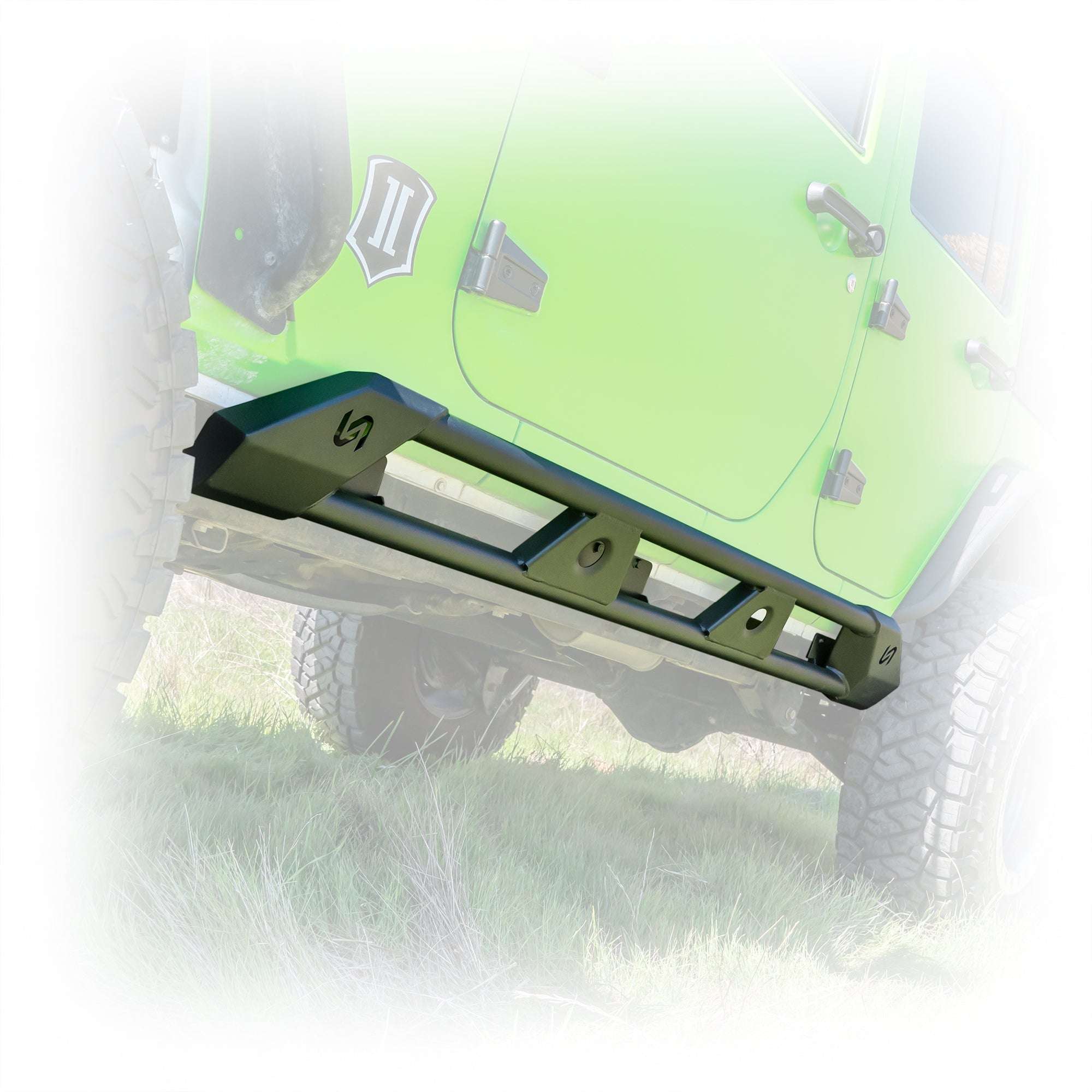 Rock Sliders with Frame-Mount System for Jeep Wrangler JK 4-Door