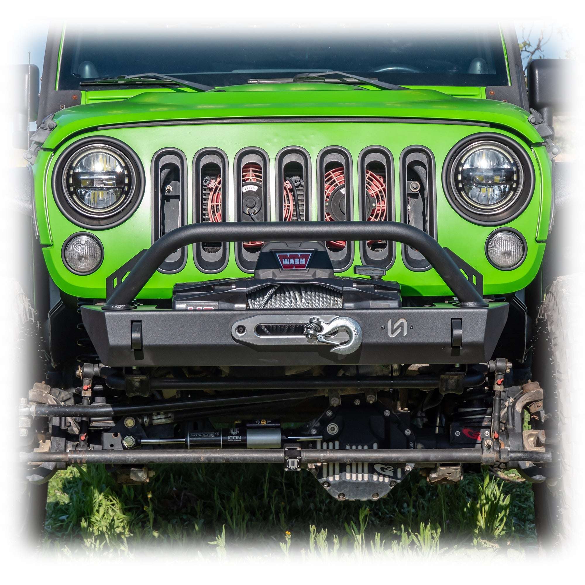 Stubby Front Bumper for Jeep Wrangler JK & JKU
