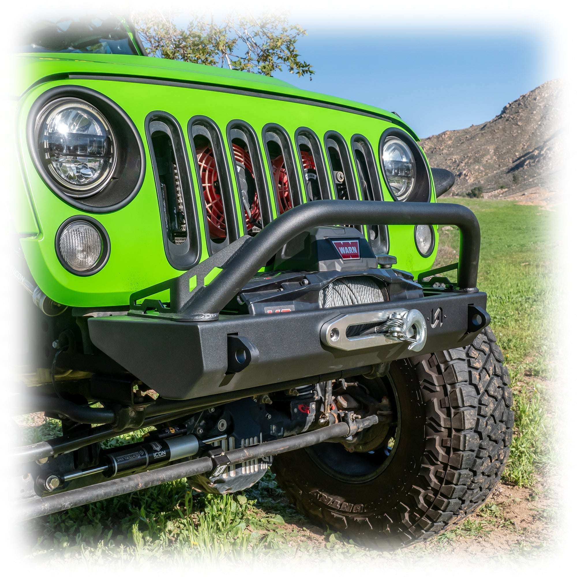Stubby Front Bumper for Jeep Wrangler JK & JKU