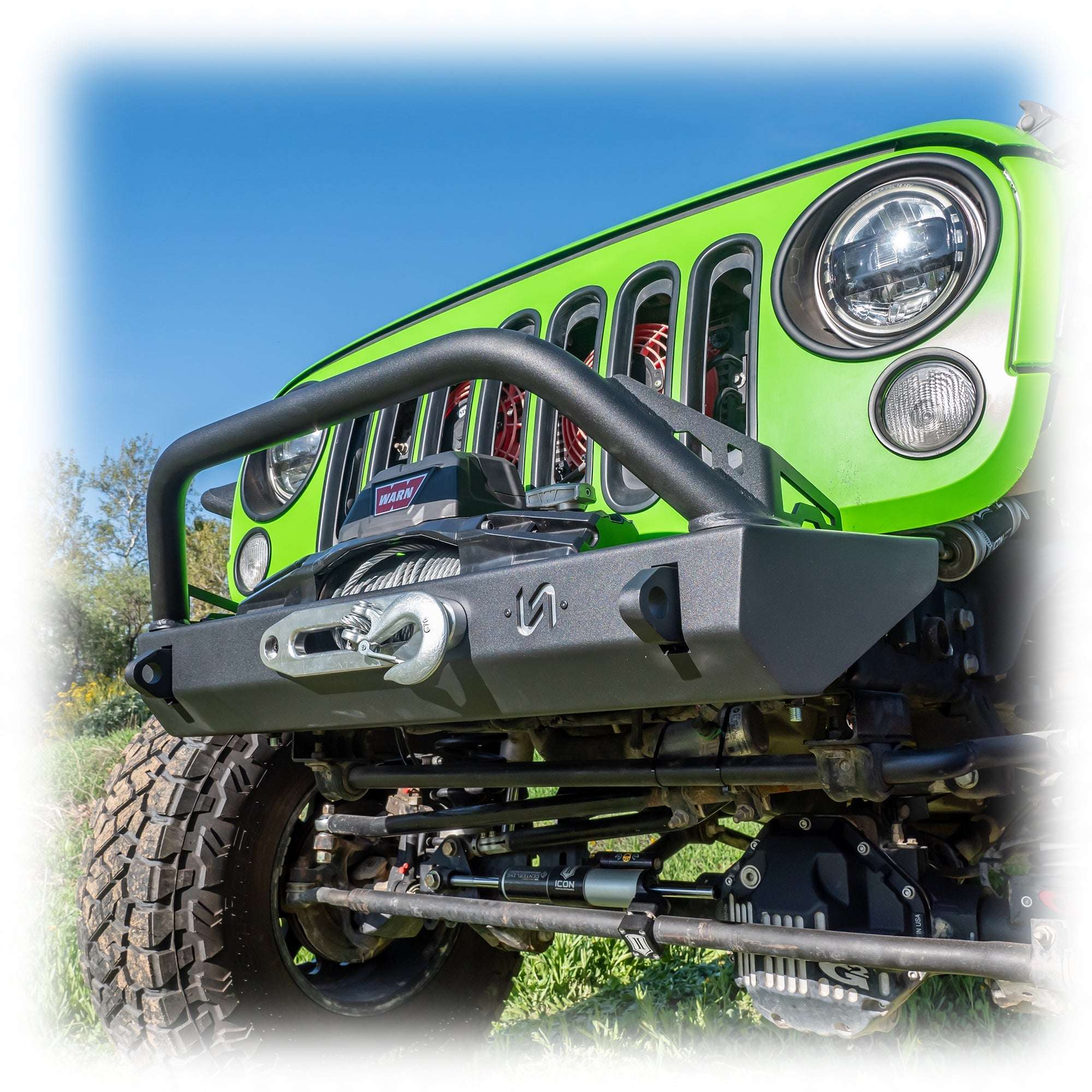 Stubby Front Bumper for Jeep Wrangler JK & JKU
