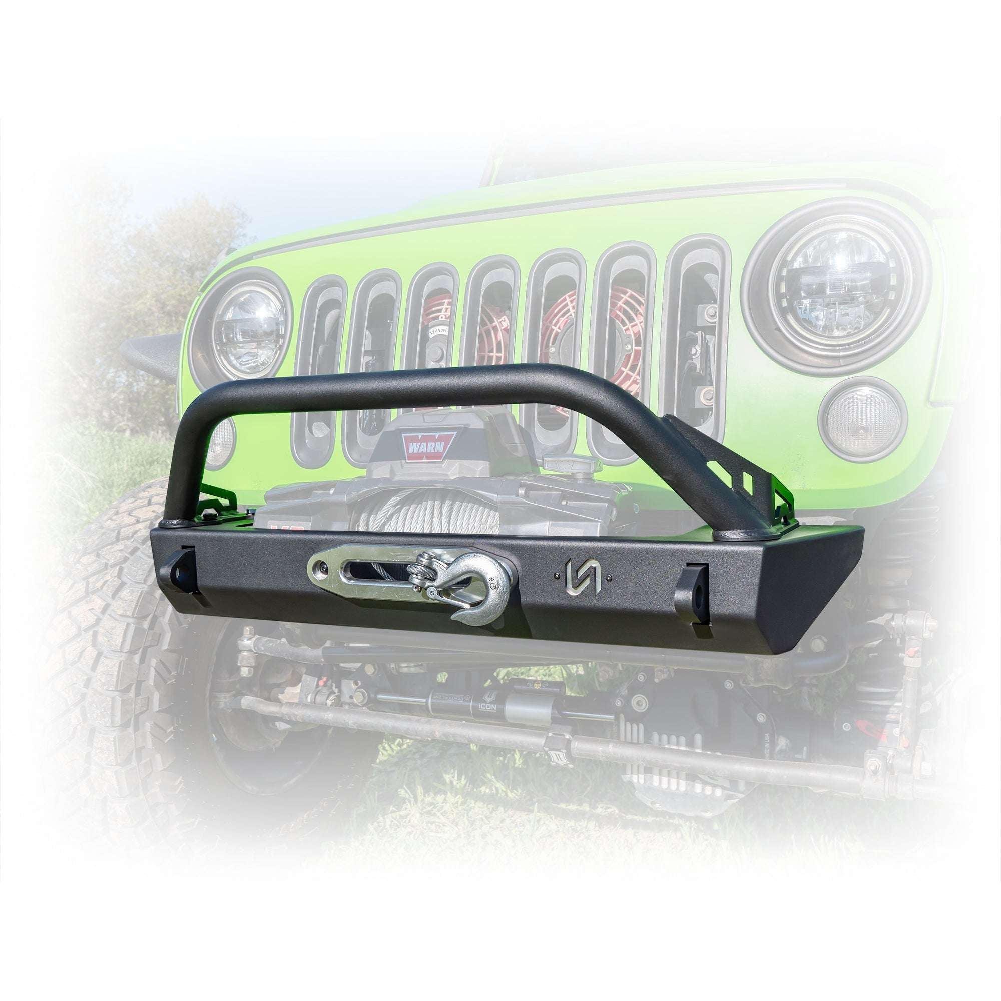 Stubby Front Bumper for Jeep Wrangler JK & JKU