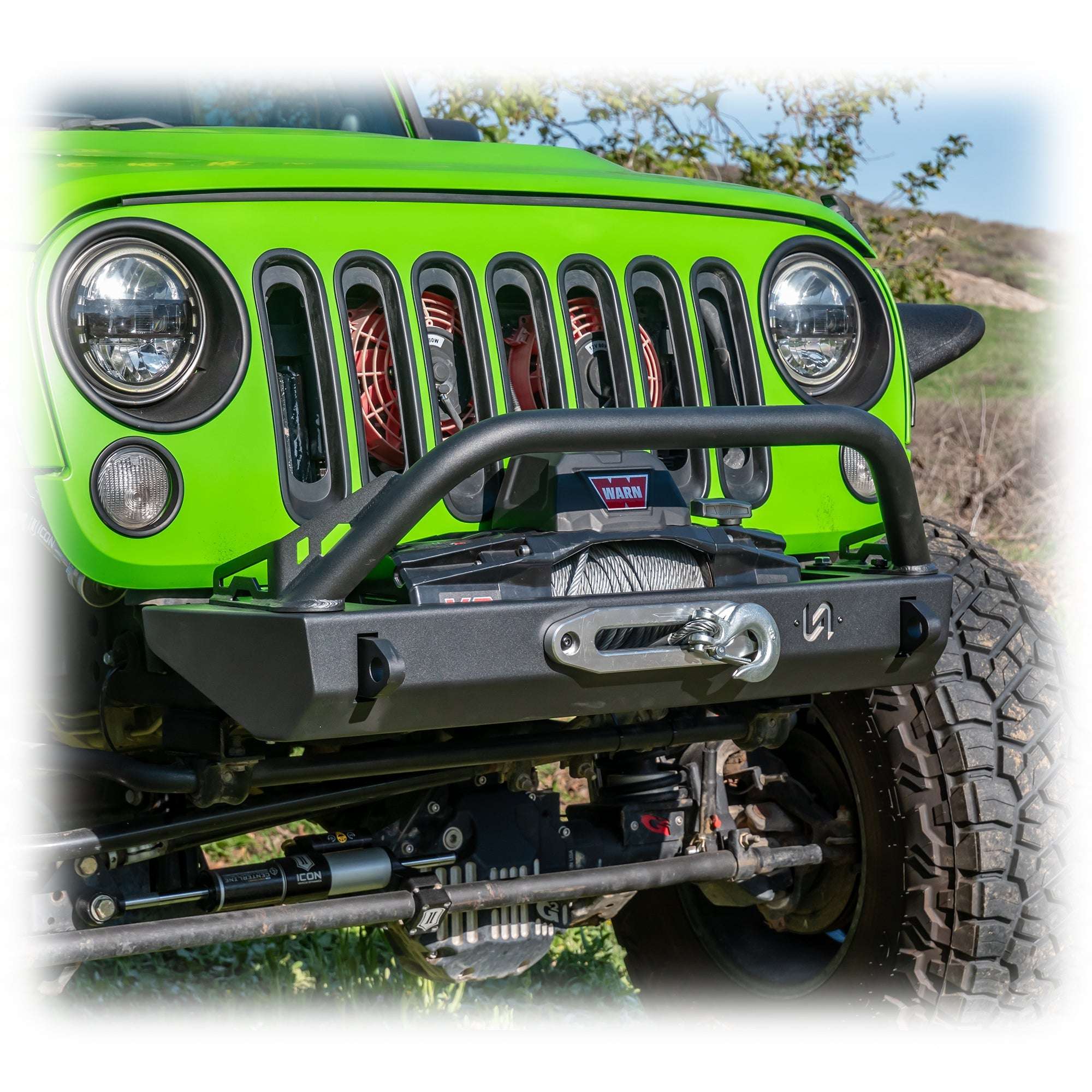 Stubby Front Bumper for Jeep Wrangler JK & JKU