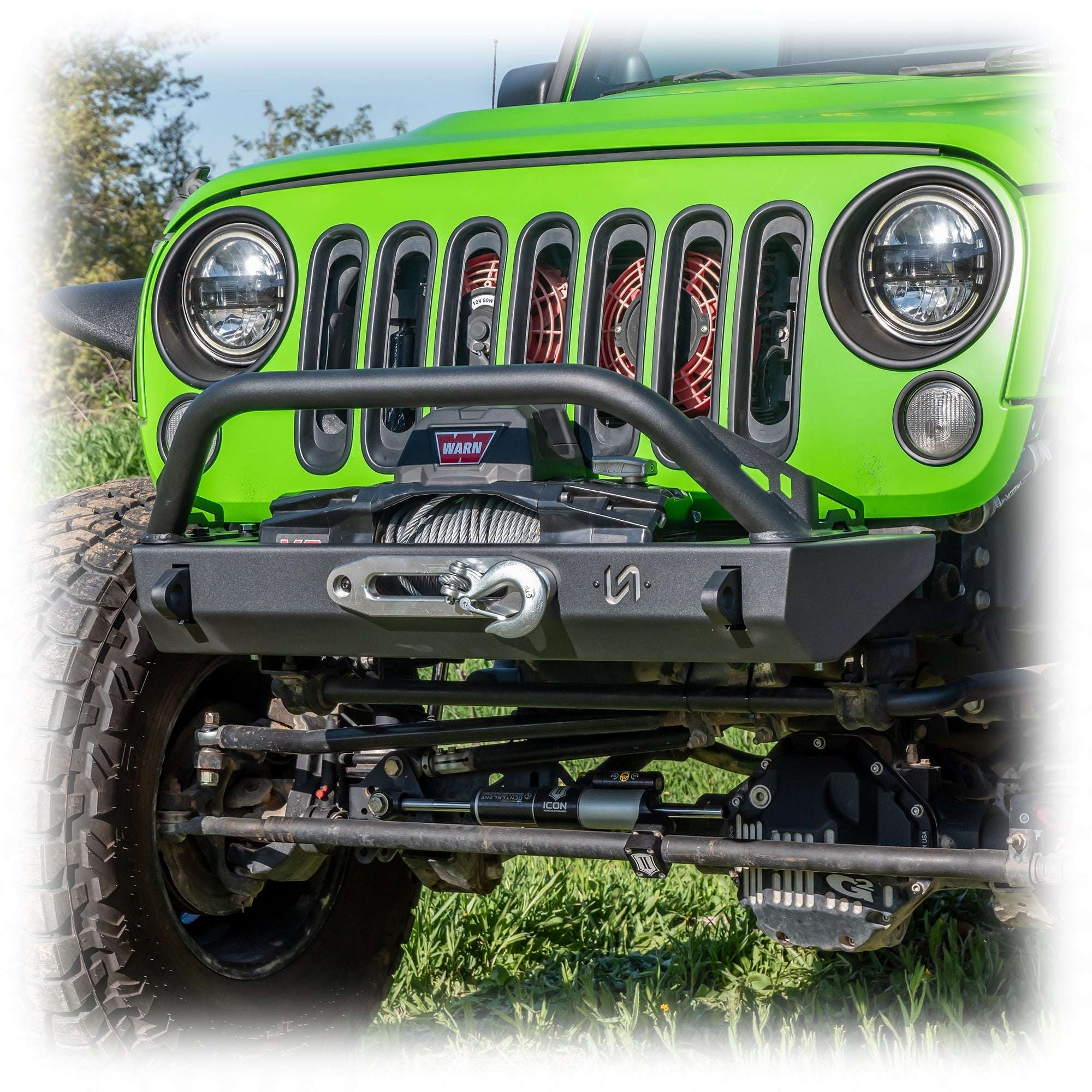 Stubby Front Bumper for Jeep Wrangler JK & JKU