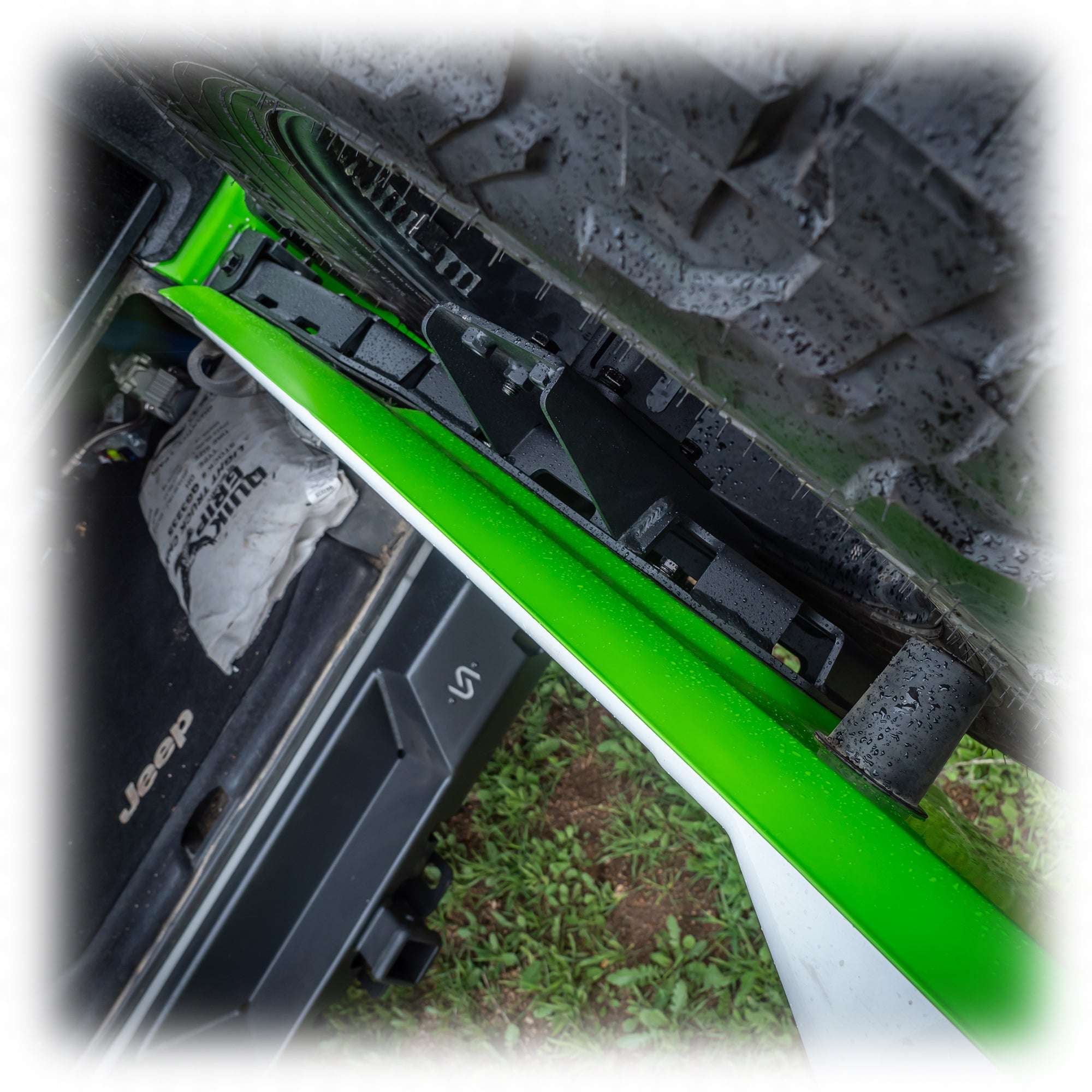 Tire Carrier and Tailgate Reinforcement for Jeep Wrangler JK