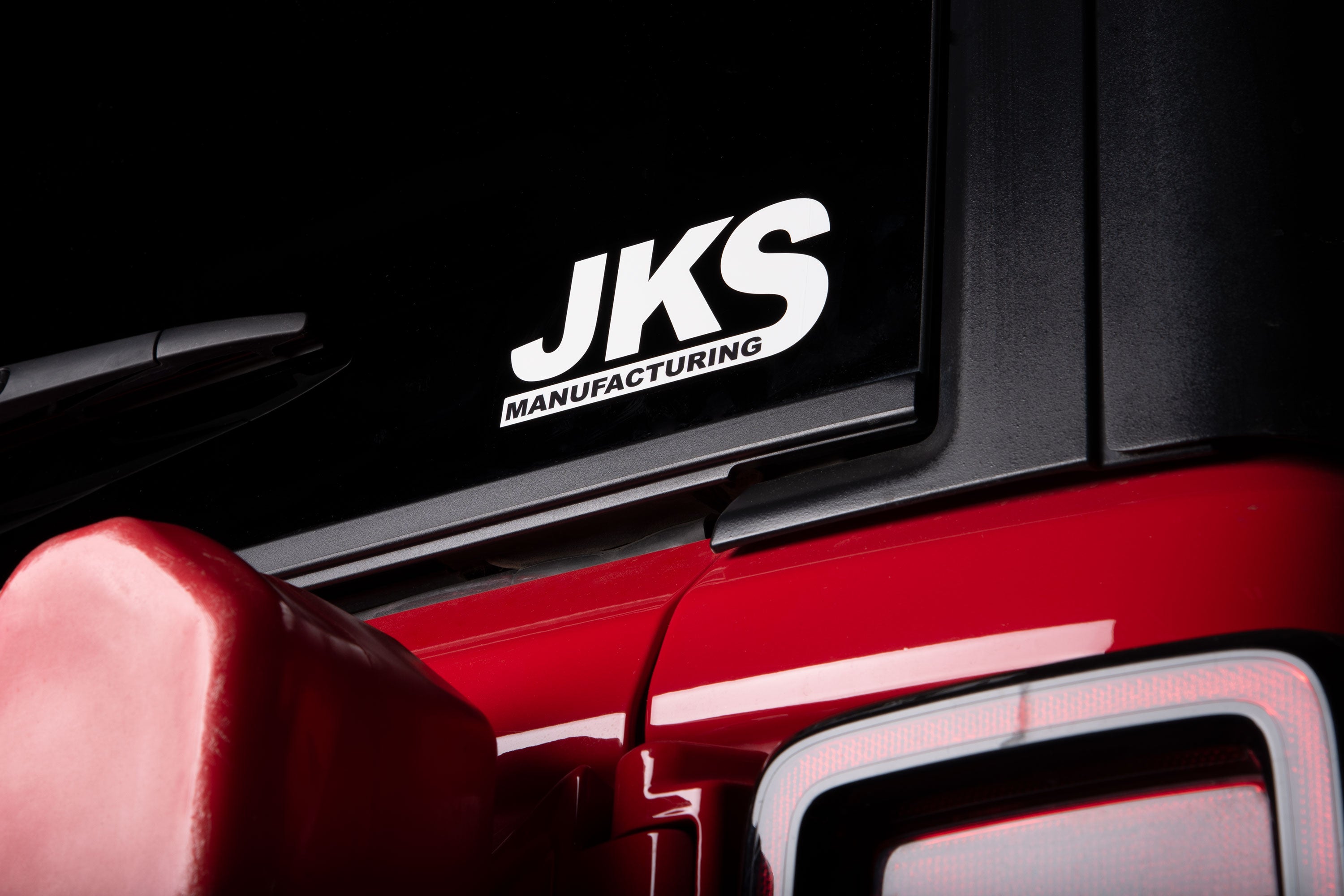 JKS Decal 2.5" x 5" | White