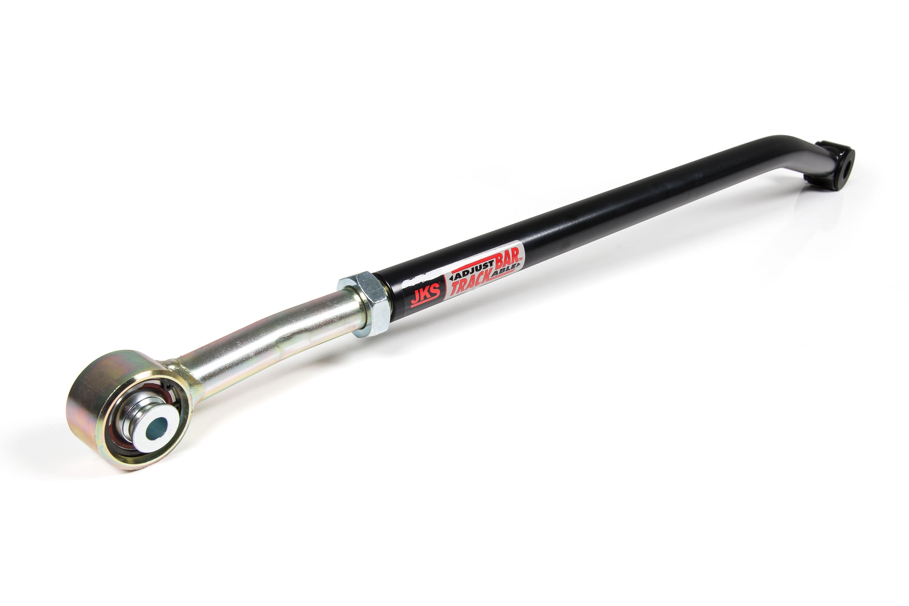 Adjustable rear track bar for Wrangler TJ and LJ, designed for improved stability and alignment in offroad conditions.