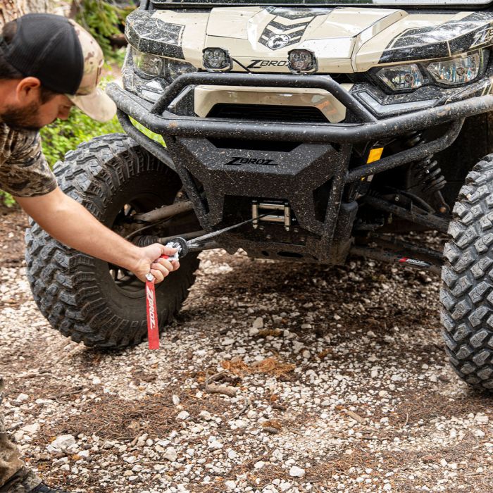 ZBroz 5000 LB. UNIVERSAL UTV WINCH