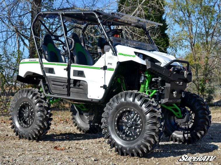 Kawasaki Teryx 4 Heavy Duty Nerf Bars - by SuperATV