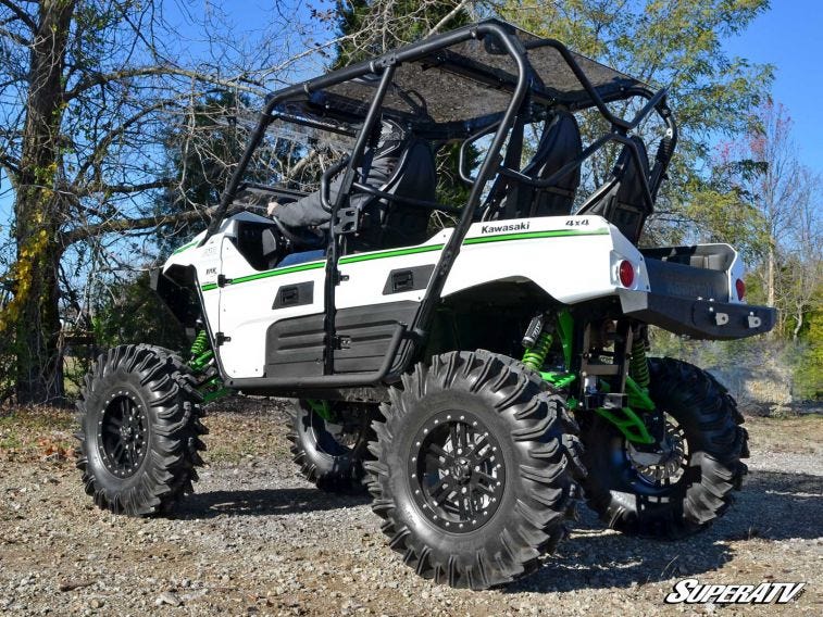 Kawasaki Teryx 4 Heavy Duty Nerf Bars - by SuperATV