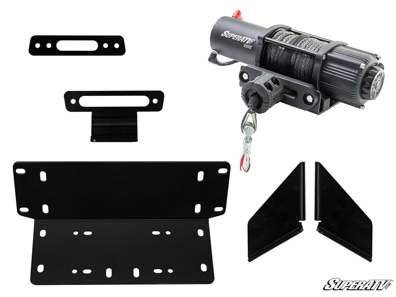 Polaris Ranger XP Winch Mounting Plate by SuperATV