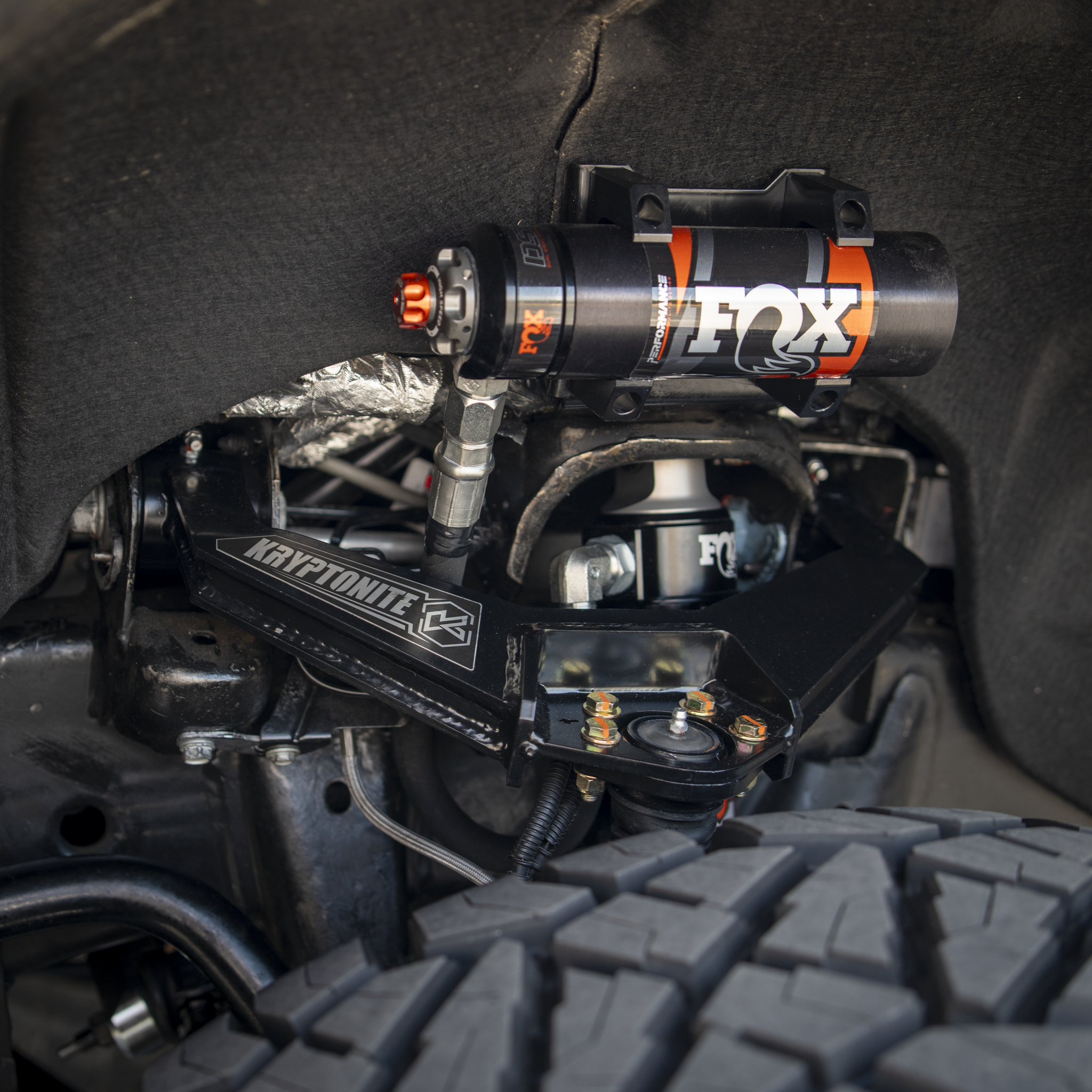Kryptonite Death Grip Front Shock Reservoir Mount Kit for 2011+ Chevy/GMC 2500HD/3500