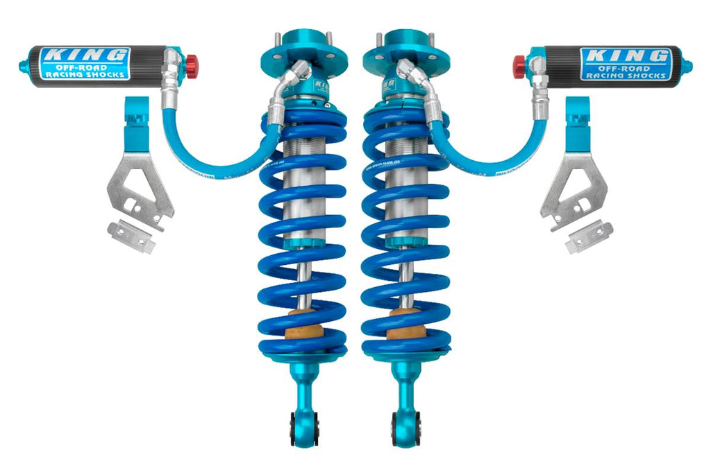 King Shocks 2024+ Toyota Tacoma Front 2.5 Dia Remote Reservoir Coilover (Pair) w/ Compression Adjusters
