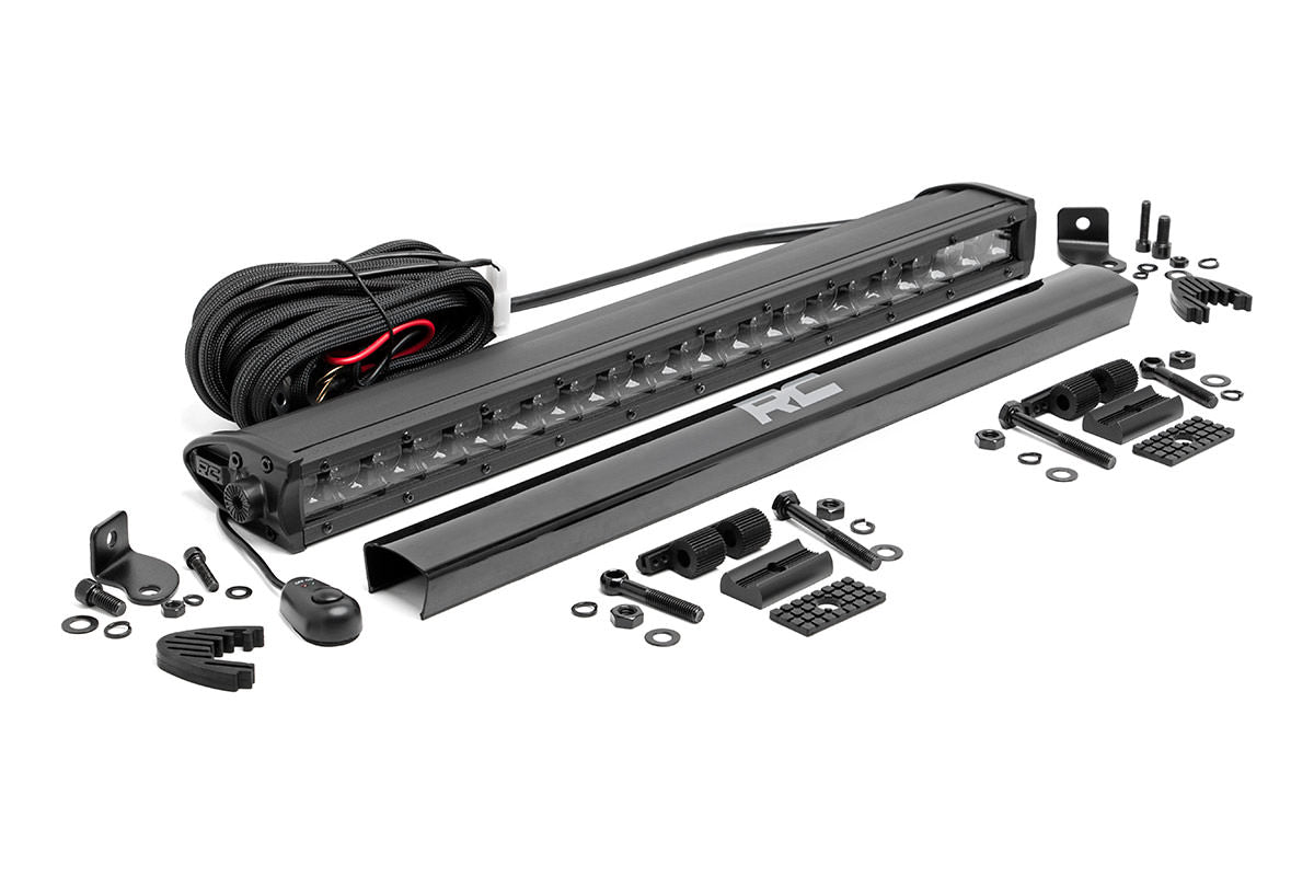 ROUGH COUNTRY 20-INCH CREE LED LIGHT BAR - (SINGLE ROW | BLACK SERIES)
