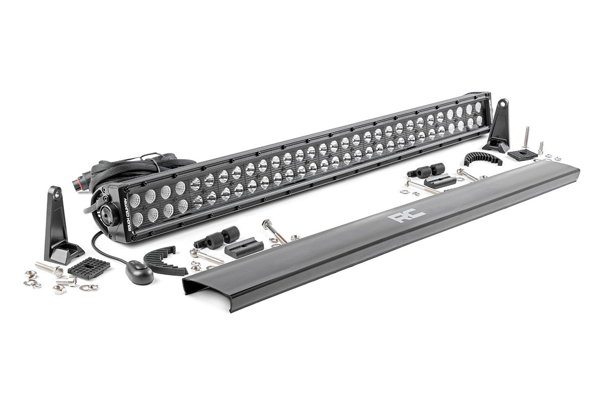 ROUGH COUNTRY 30-INCH CREE LED LIGHT BAR - (DUAL ROW | BLACK SERIES)