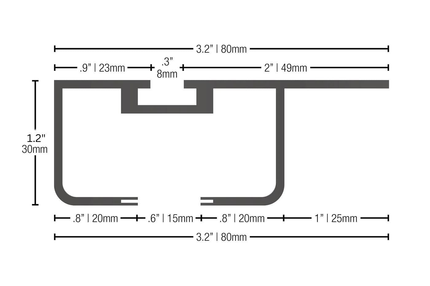 Additional K9 Rail Mount Load Bar Assemblies (1 Load Bar & 2 Feet)