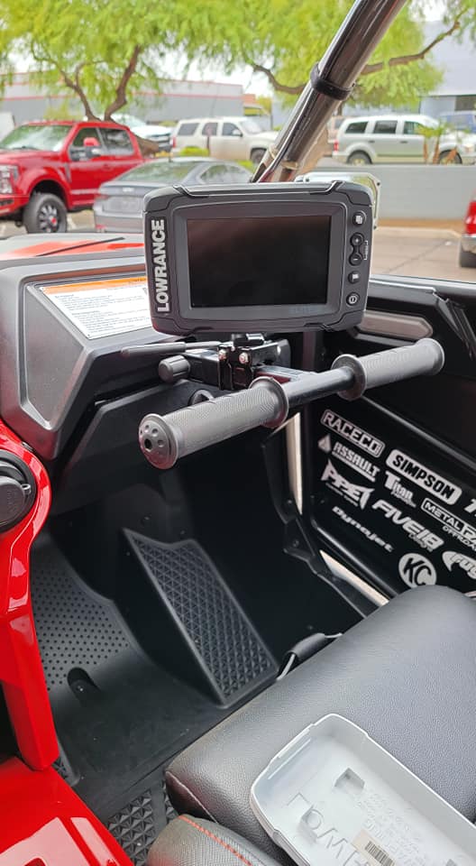 DEVICE MOUNTING ARM FOR GPS & TABLETS by Axia Alloys