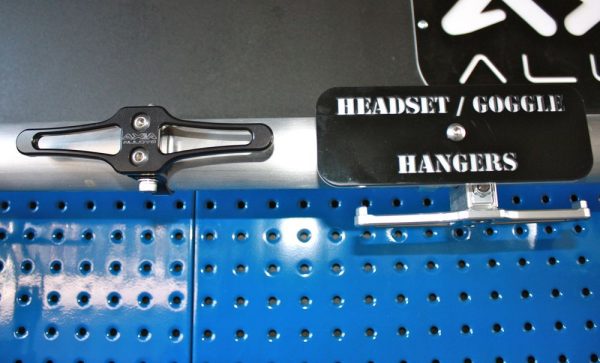 Headset / Goggle Hanger – Parallel to Bar - by Axia Alloys