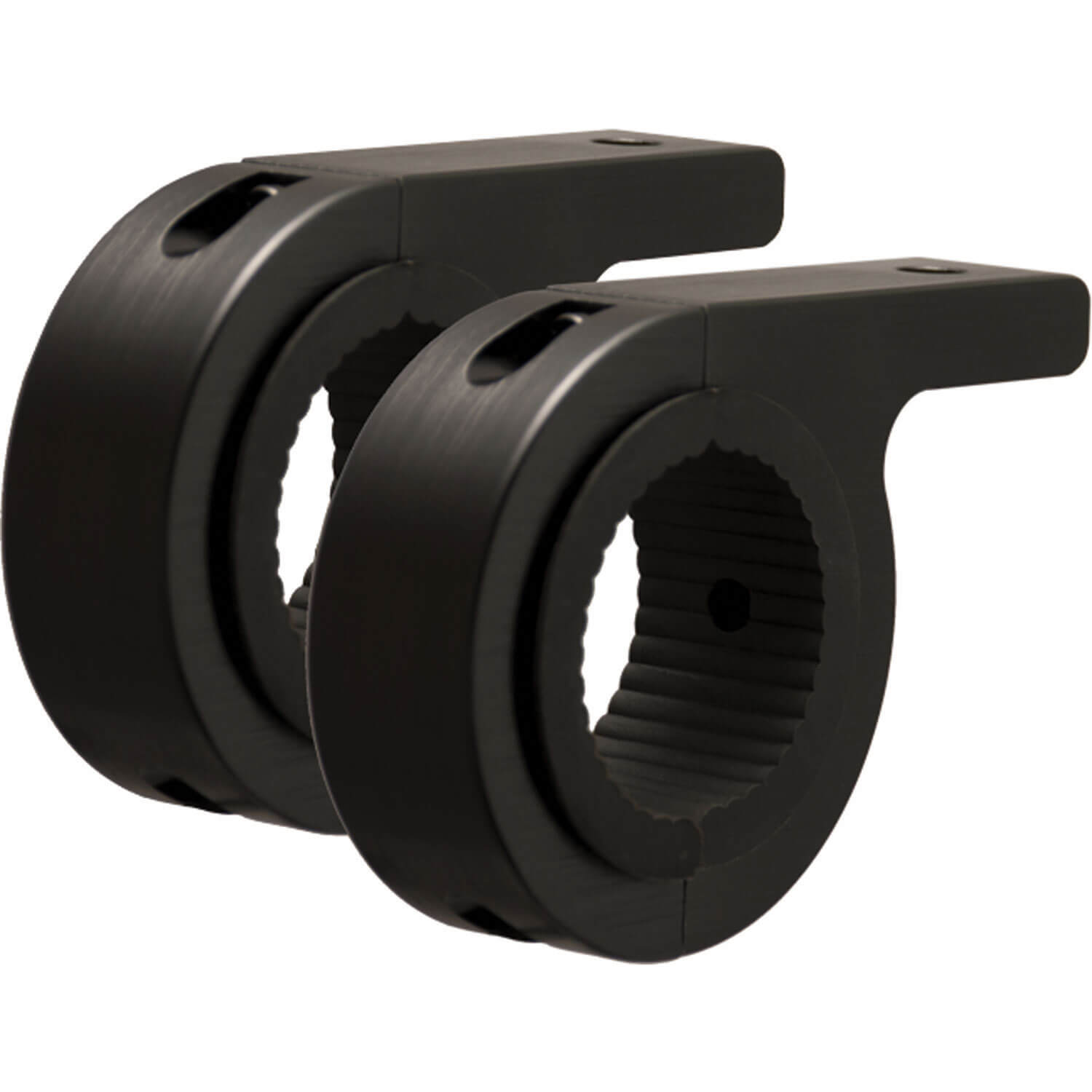 Pair of Black 1.75" Tube Frame Mounting Clamp (For M8 Mounting Bolt)
