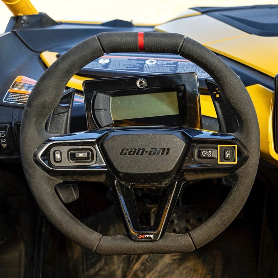 CanAm Maverick R Steering Wheel PTT Interface Module - PCI Race Radios