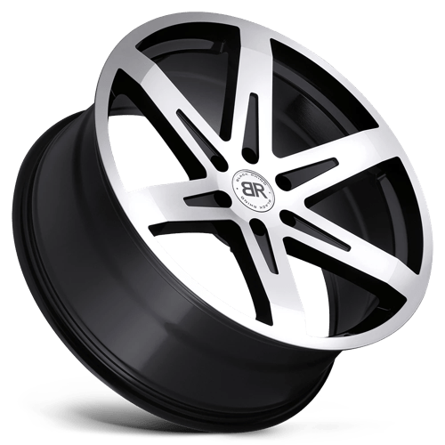 BRPEK 22X9.5 6X5.5 G-BLK-MILL 25MM