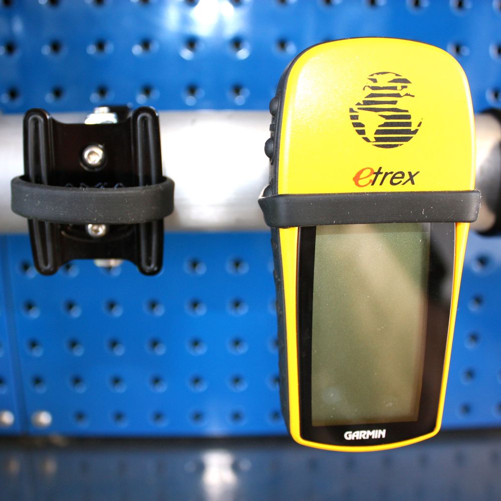 Small cell phone CAGE / HANDLEBAR MOUNT Ipod nano Iphone - by Axia Alloys
