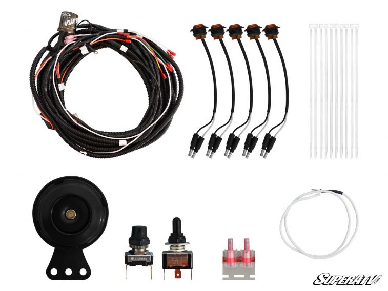 Polaris Ranger 1000 2018 + Plug & Play Turn Signal Kit (6 LED kit) by SuperATV