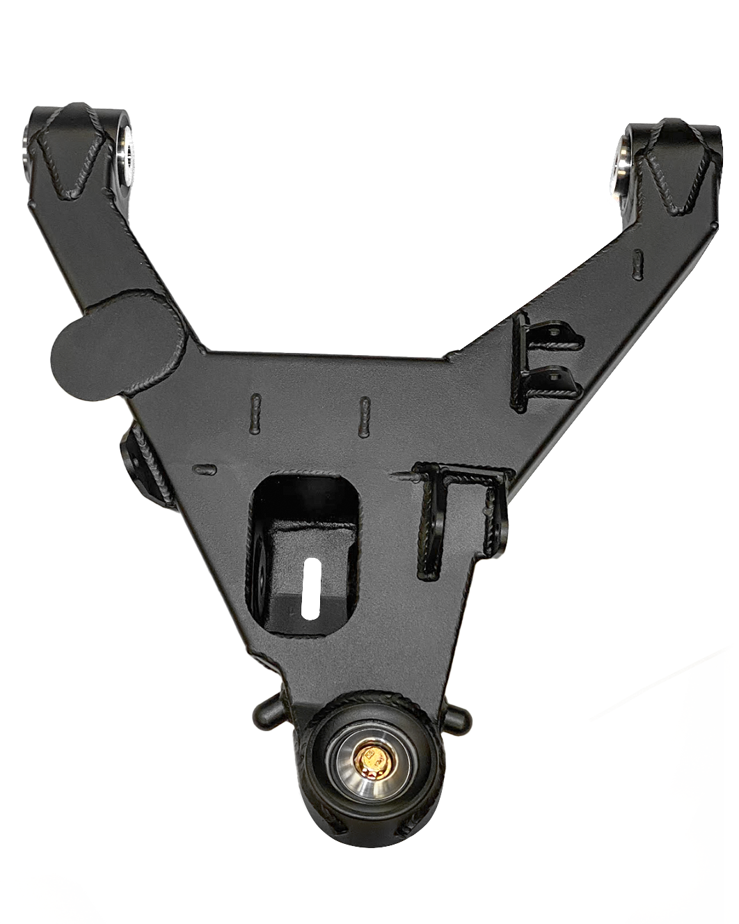 2024+ Ranger Raptor fabricated lower A-arm kit designed for stock width, enhancing off-road performance and durability.