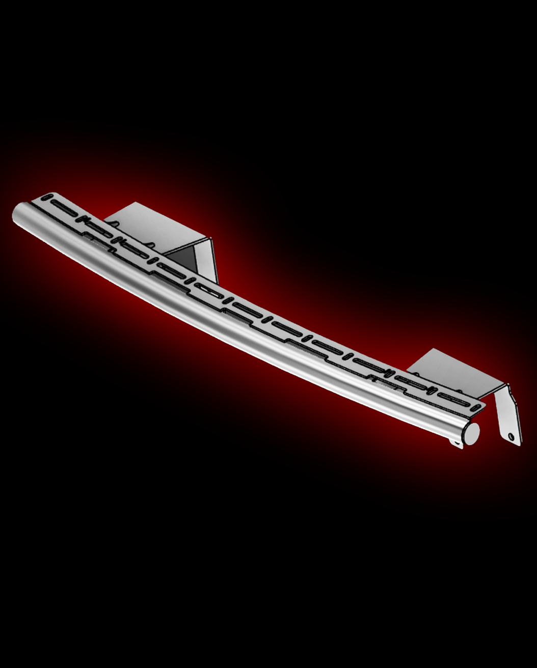 2024 Ranger Raptor Front Light Mount Kit designed for stock bumpers, allowing versatile light installation options.
