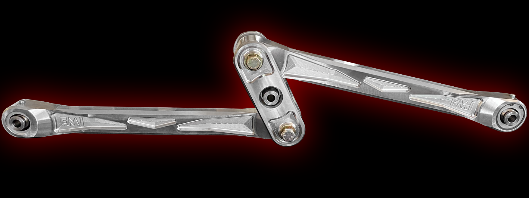 2024 Ranger Raptor billet aluminum rear Watts link kit designed for enhanced suspension performance and durability.