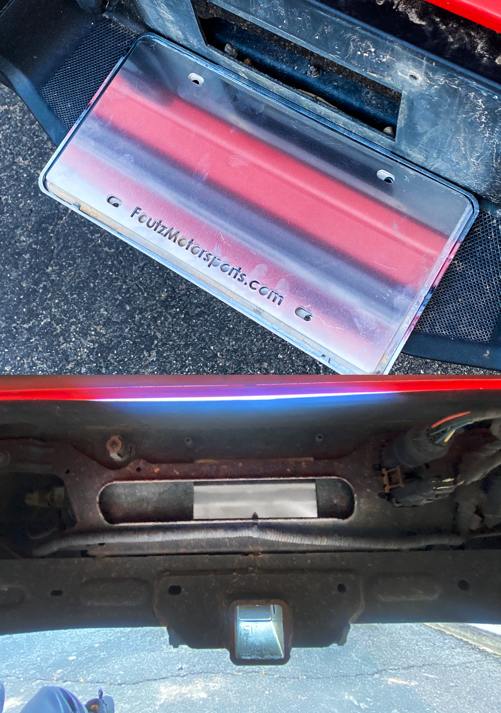 Gen 3 Raptor Rear License Plate Backer (2021-2023)