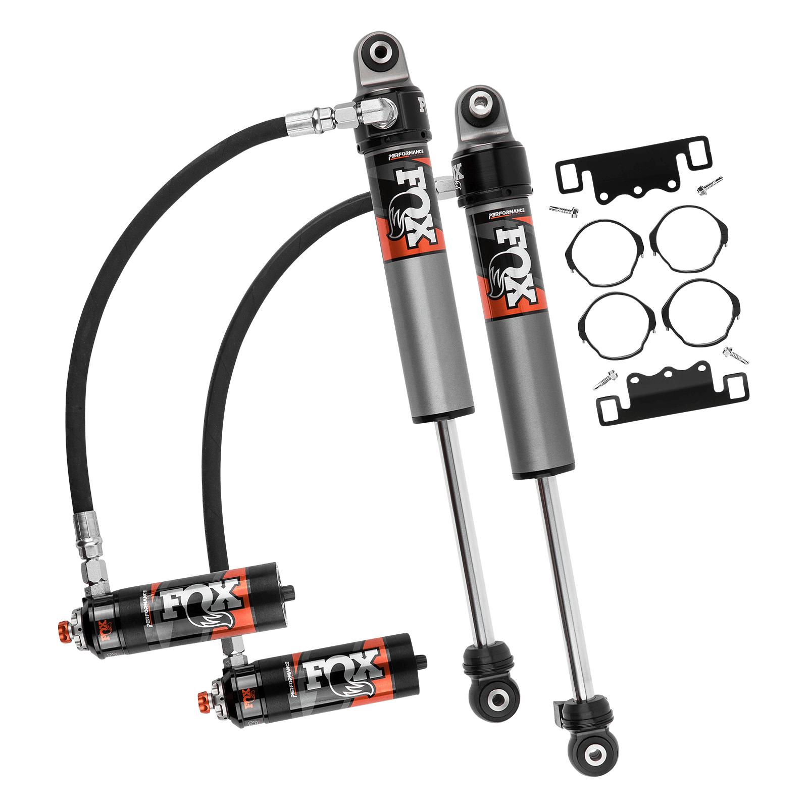 FOX 2.5 Reservoir Front Shocks Adjustable | Performance Elite | 4.5-6 Inch Lift | Wrangler JL (18-25)