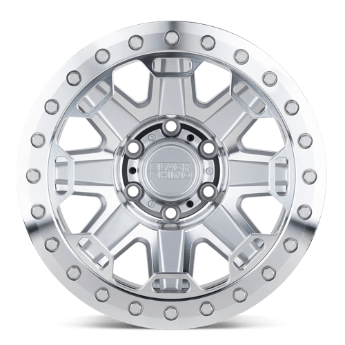 BRRFT 17X8.5 8X6.5 SLVR-MIR-SS-BLT -38MM