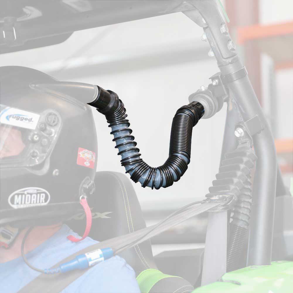 Ultra Flex Expandable Helmet Air Pumper Hose - 1 to 3 Feet