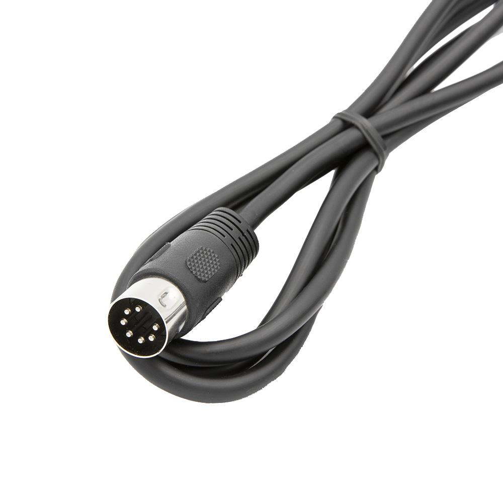 2 Place Aviation intercom expansion adaptor for RRP2EX with a black cable and connector for enhanced audio communication.