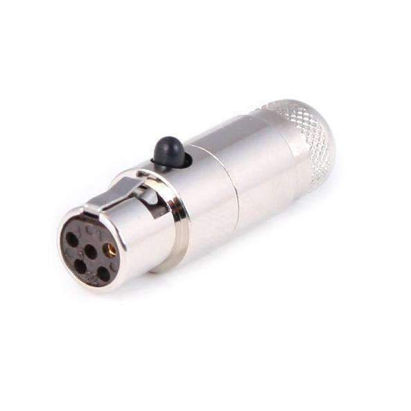 5-Pin Female Mini XLR Connector TA5FL for audio equipment, featuring a durable metal housing and secure locking mechanism.