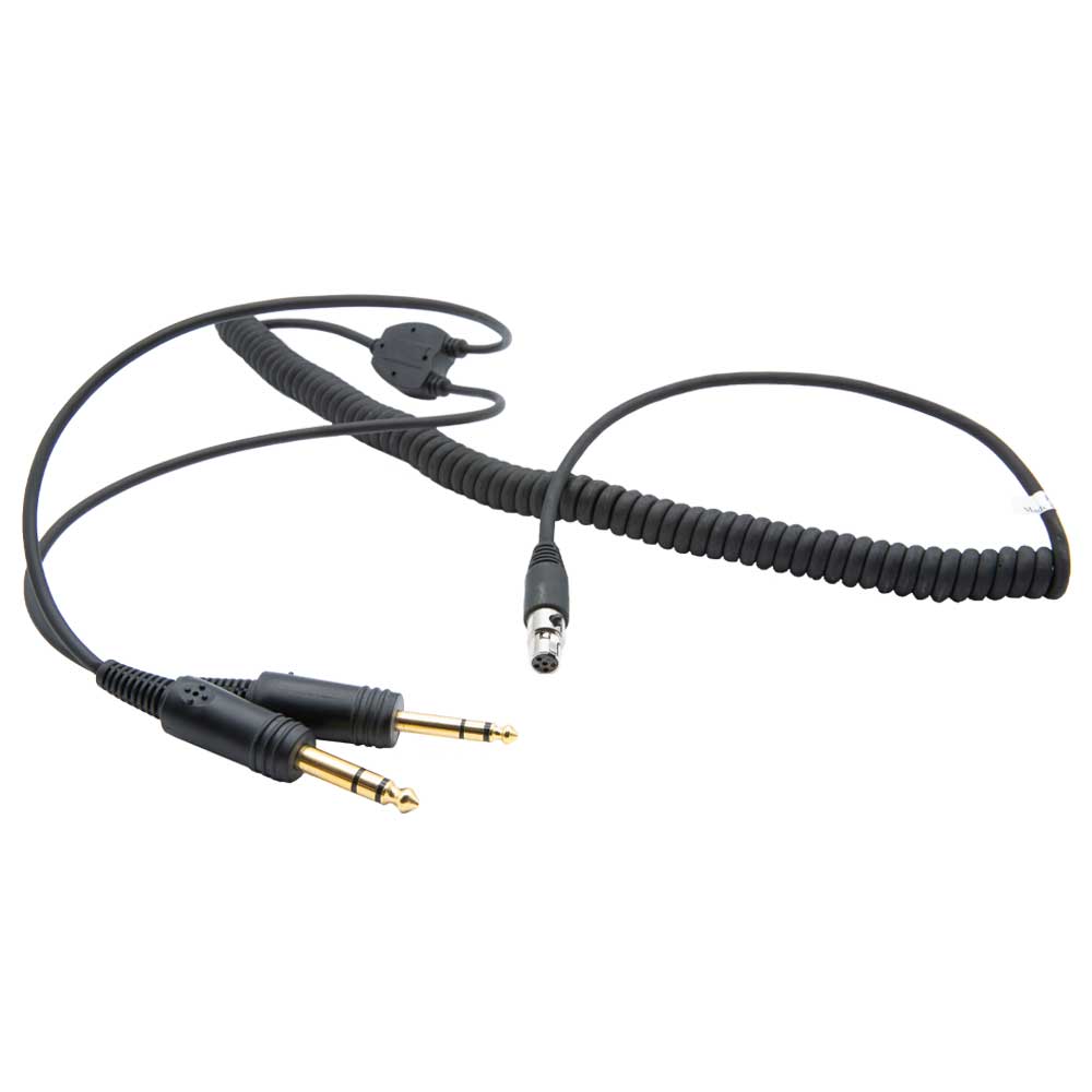 5-Pin to General Aviation Headset Adapter Cable for connecting aviation headsets to various audio devices.
