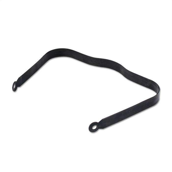 Black replacement headband designed for behind-the-head headsets, ensuring comfort and secure fit during use.
