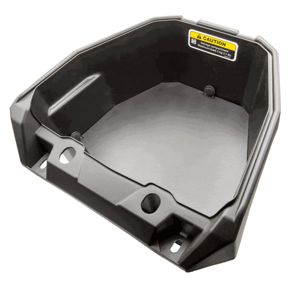 Glove box multi-mount kit for Can-Am Commander and Maverick, designed for Rugged UTV radios and intercoms.
