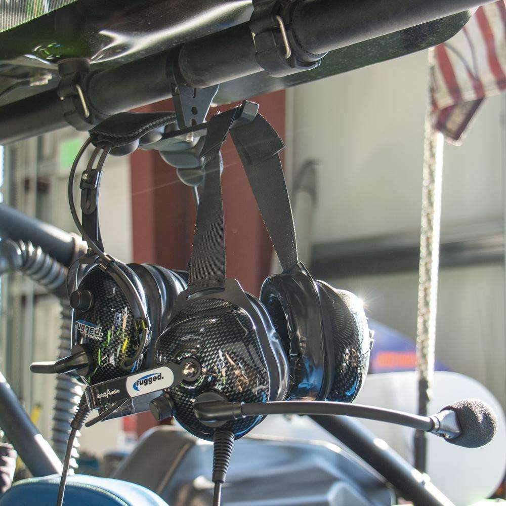 Dual Headset Hanger with Bar Mount - 1.25  Inches Tube Diameter