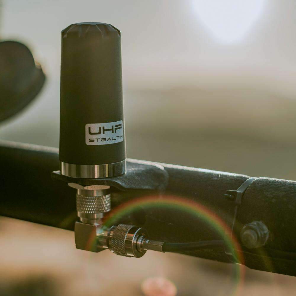 Stealth Tuned Low Profile Antenna for GMRS and UHF - Non-Ground Plane