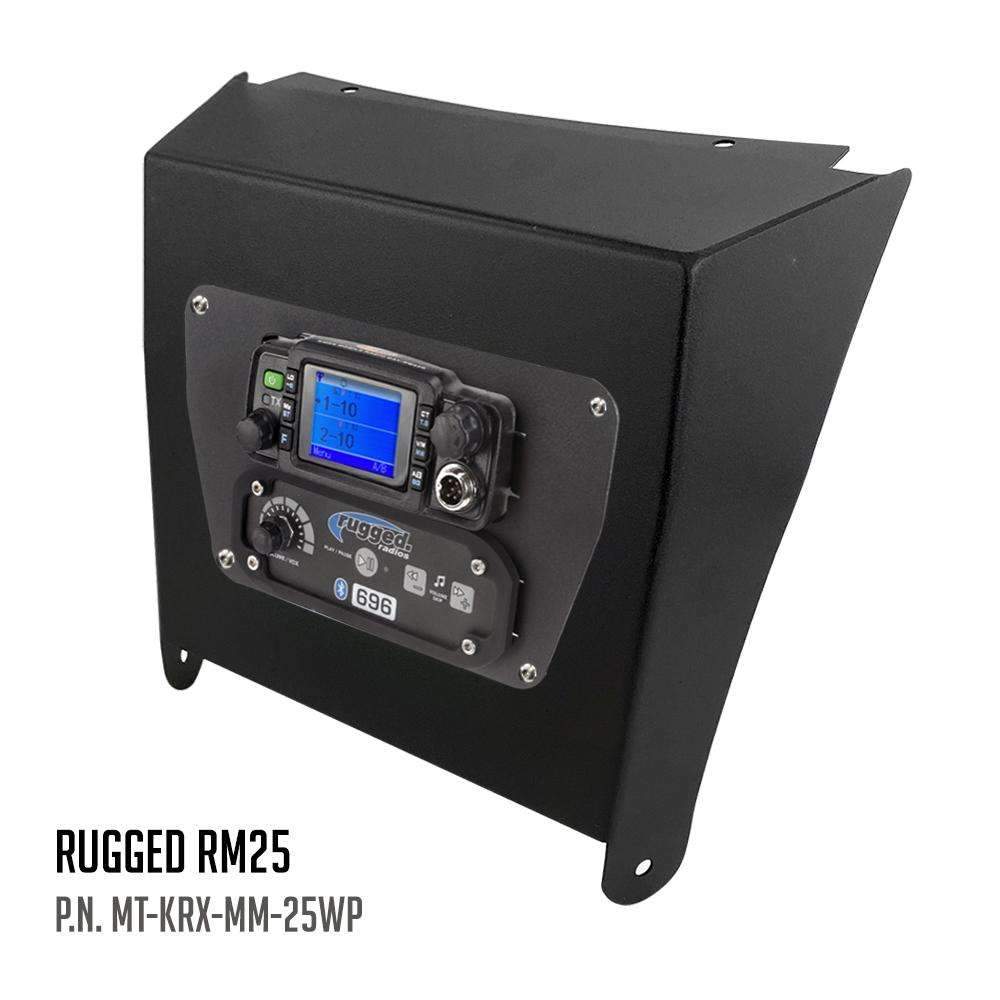 Kawasaki KRX Multi-Mount Kit for Rugged Mobile Radios and Intercom - Rugged M1/G1/G4/RM45/RM60/GMR45