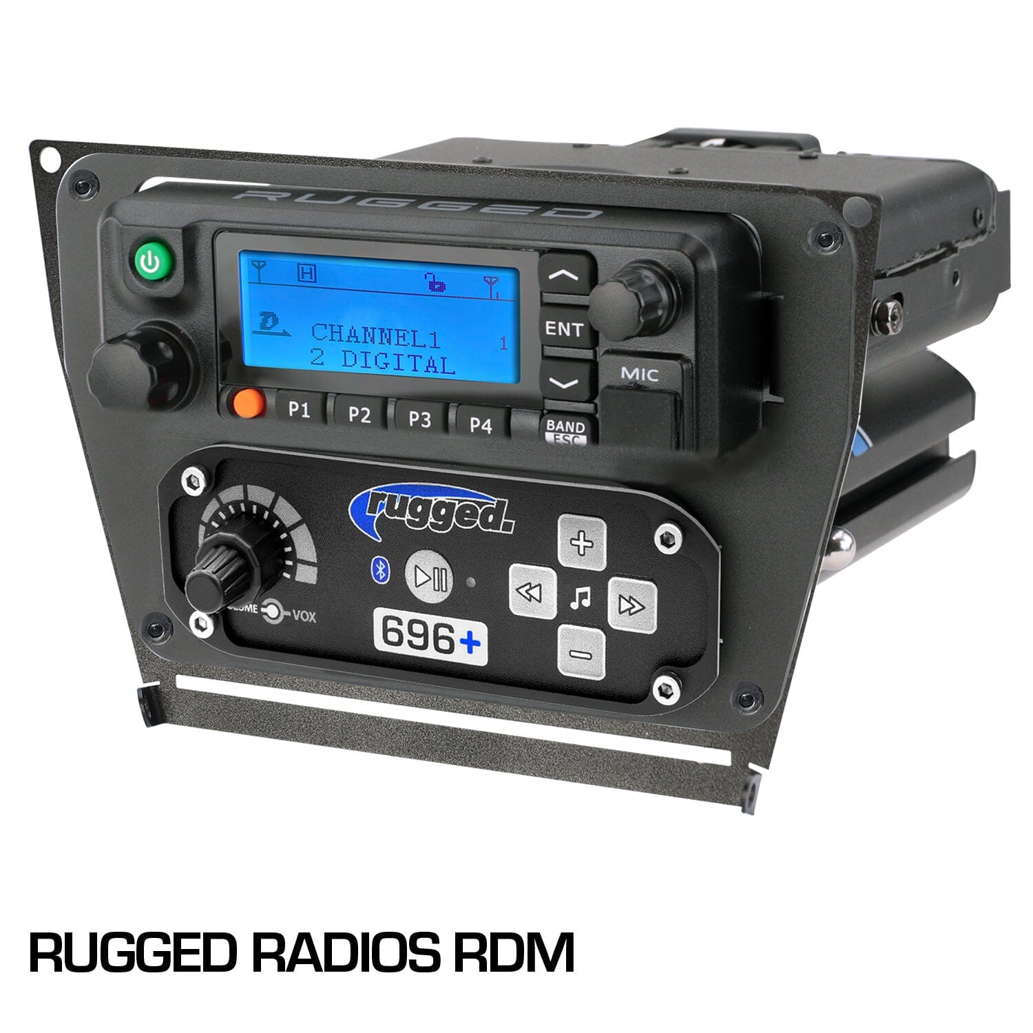 Polaris RZR PRO XP RZR Turbo R and RZR PRO R Dash Mount Radio and Intercom - Rugged M1/G1/G4/RM45/RM60/GMR45 with Switch Holes